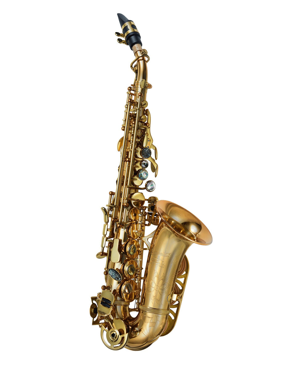 P Mauriat System 76 GL Curved Soprano Saxophone - Gold Lacquer – SAX