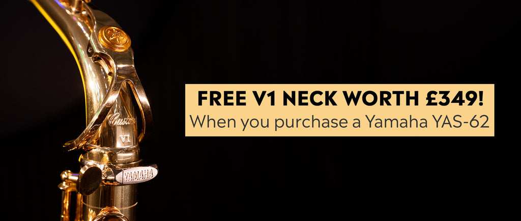 SAX Exclusive: Free V1 Neck Worth £349 With Yamaha YAS-62 Alto Sax!