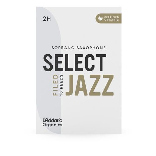 D'Addario Organic Select Jazz - Soprano Reeds - Box of 10 - Half Price - SAX