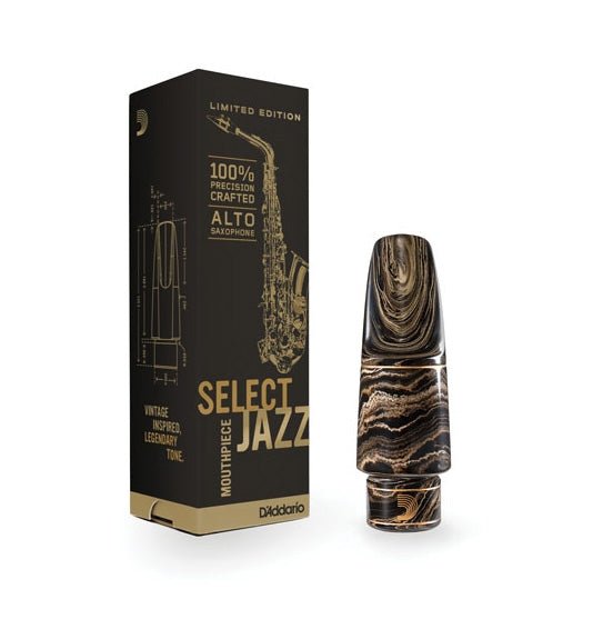 D'Addario Select Jazz Limited Edition Sandstone Marble Alto Saxophone Mouthpiece - SAX