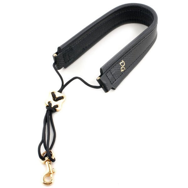 Dave Guardala Neck Strap for Alto + Tenor - Black - Gold Plated Hook - SAX