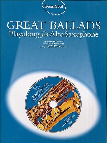 Guest Spot: Great Ballads playalong for Saxophone - SAX