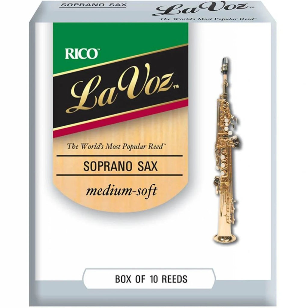 La Voz - Soprano Saxophone Reeds - Box of 10 - Hard - Half Price - SAX