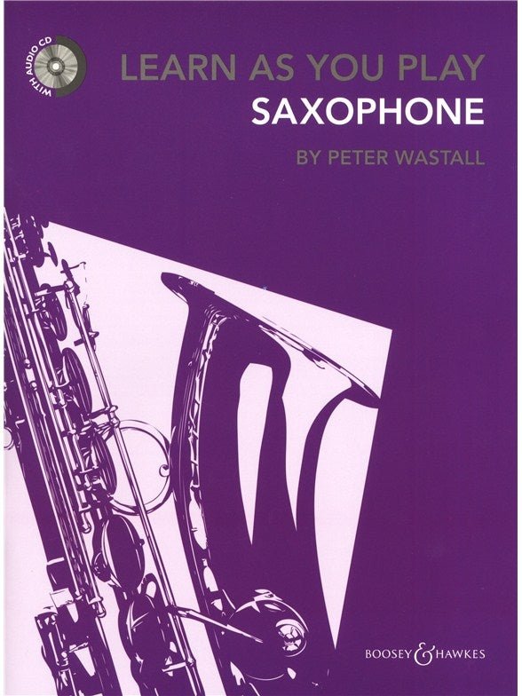Learn as You Play Saxophone Book & Audio Download- Peter Wastall - SAX
