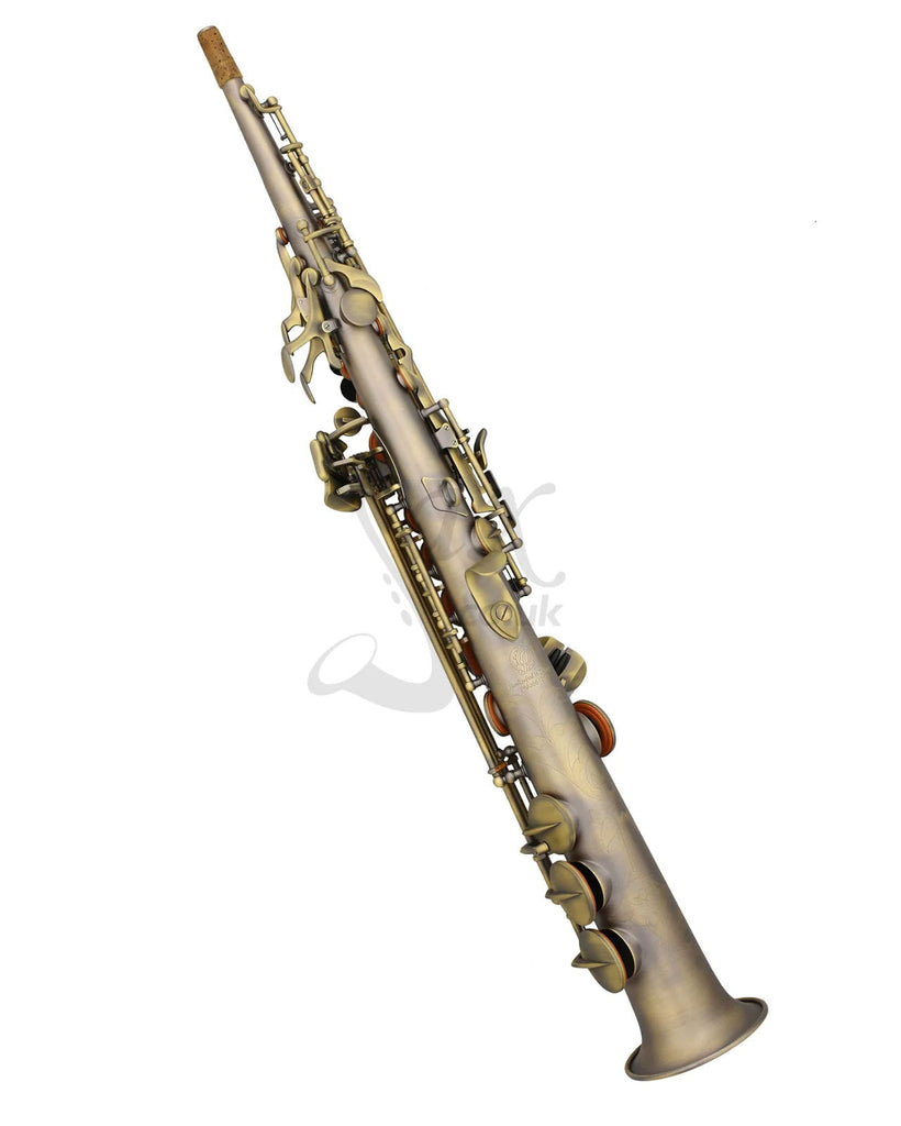 P Mauriat System 76 DK 2nd Edition Straight Soprano Saxophone - Vintage Finish - SAX