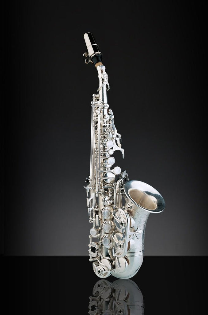 Rampone & Cazzani R1 Jazz Curved Soprano Saxophone - Silver Plated - SAX