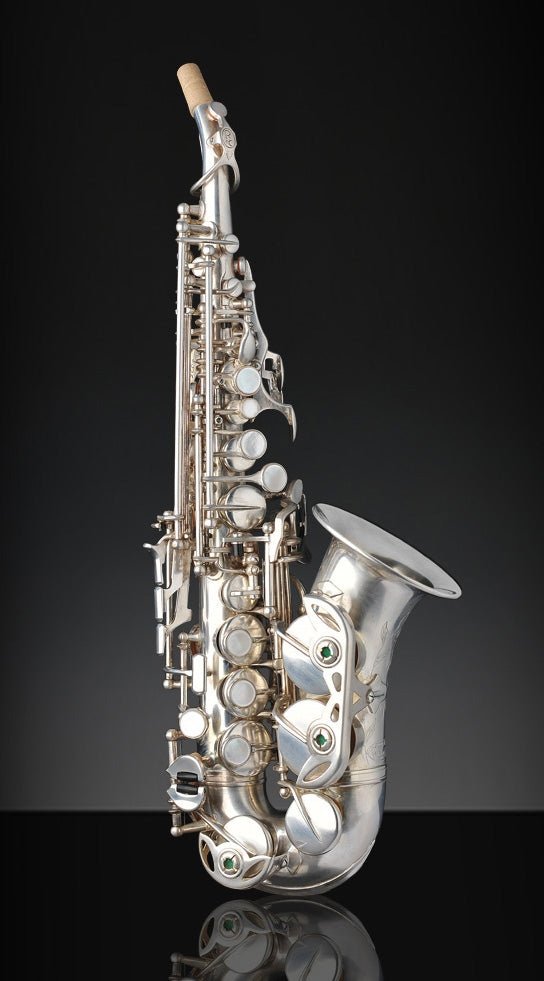 Rampone & Cazzani R1 Jazz Curved Soprano Saxophone - Solid Silver - SAX