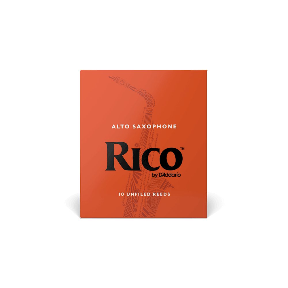 Rico by D'Addario - Alto Saxophone Reeds - Box of 10 - SAX