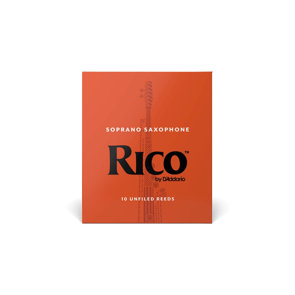 Rico by D'Addario - Soprano Saxophone Reeds - Box of 10 - SAX