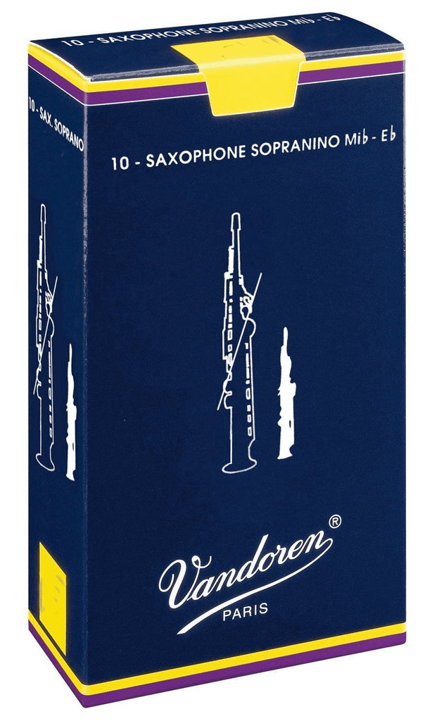 Vandoren Traditional - Sopranino Reeds - Box of 10 - Half Price - SAX