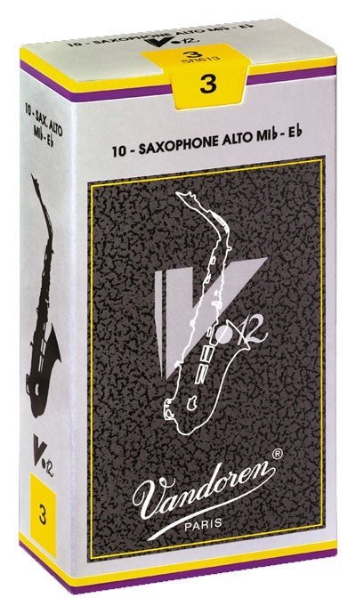 Vandoren V12 - Alto Reeds - Box of 10 - Half Price - SAX