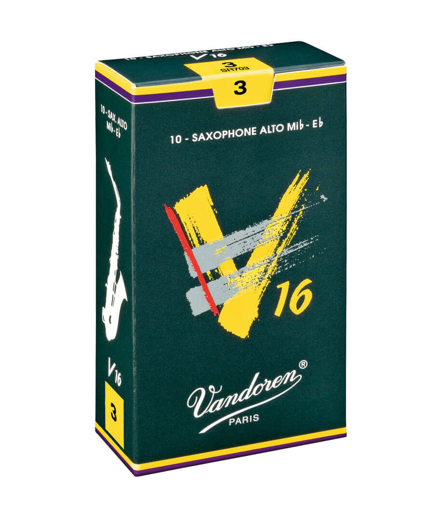 Vandoren V16 - Alto Saxophone Reeds - Box of 10 - SAX