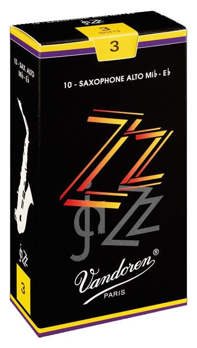 Vandoren ZZ - Alto Saxophone Reeds - Box of 10 - SAX