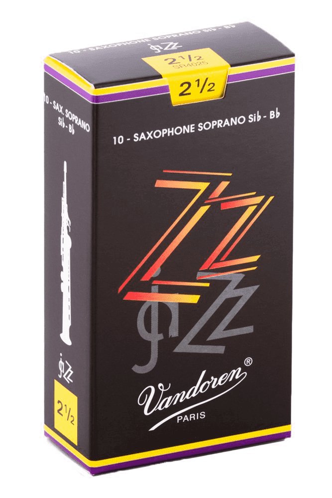 Vandoren ZZ - Soprano Saxophone Reeds - Box of 10 - SAX