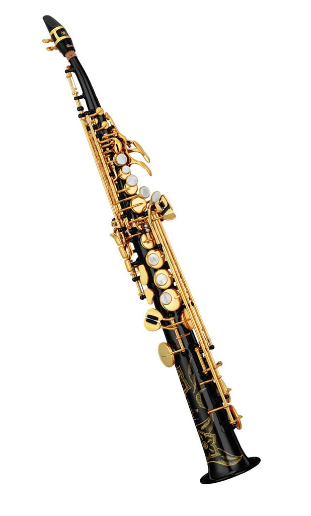 Yamaha Custom YSS-82ZRB - Curved Neck Soprano Saxophone - Black Lacquer - SAX