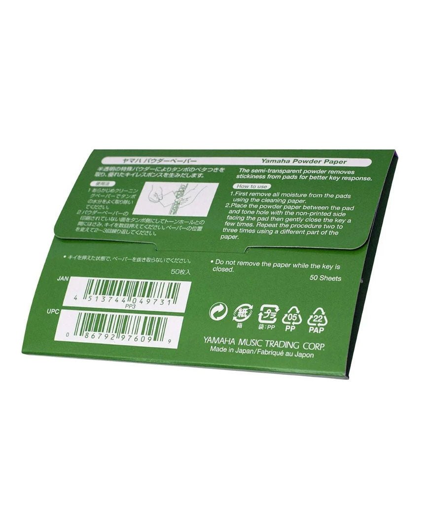 Powder Paper Music Yamaha Powder Papers – SAX
